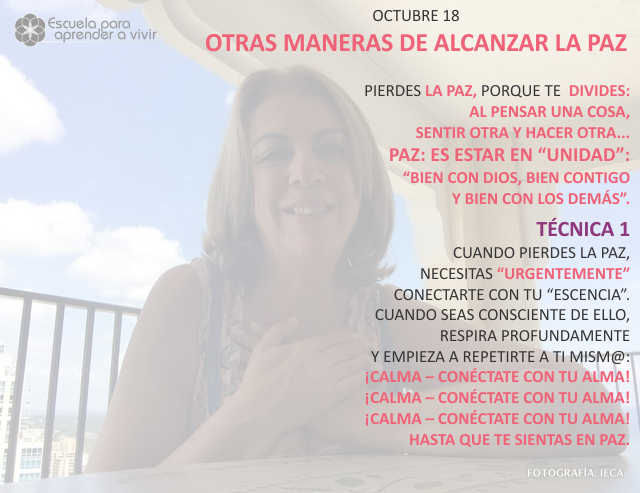 Otras maneras de alcanzar la Paz